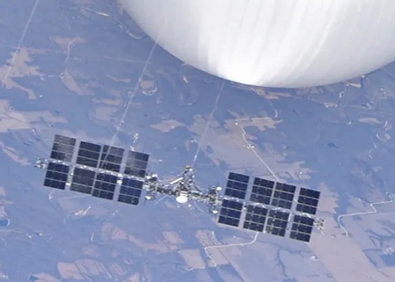 美军U2侦察机高空拍摄中国气球照片曝光