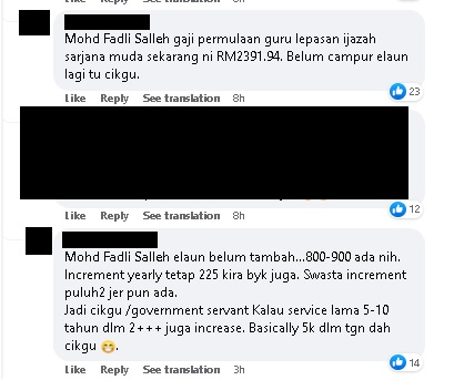 老师薪水RM2300不如当送餐员？老师回怼：“教育孩子积福气！”