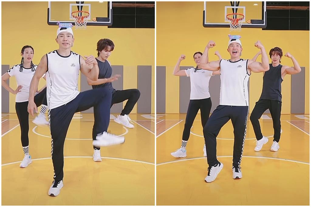 言承旭也跳健身操 登刘畊宏直播脱剩背心