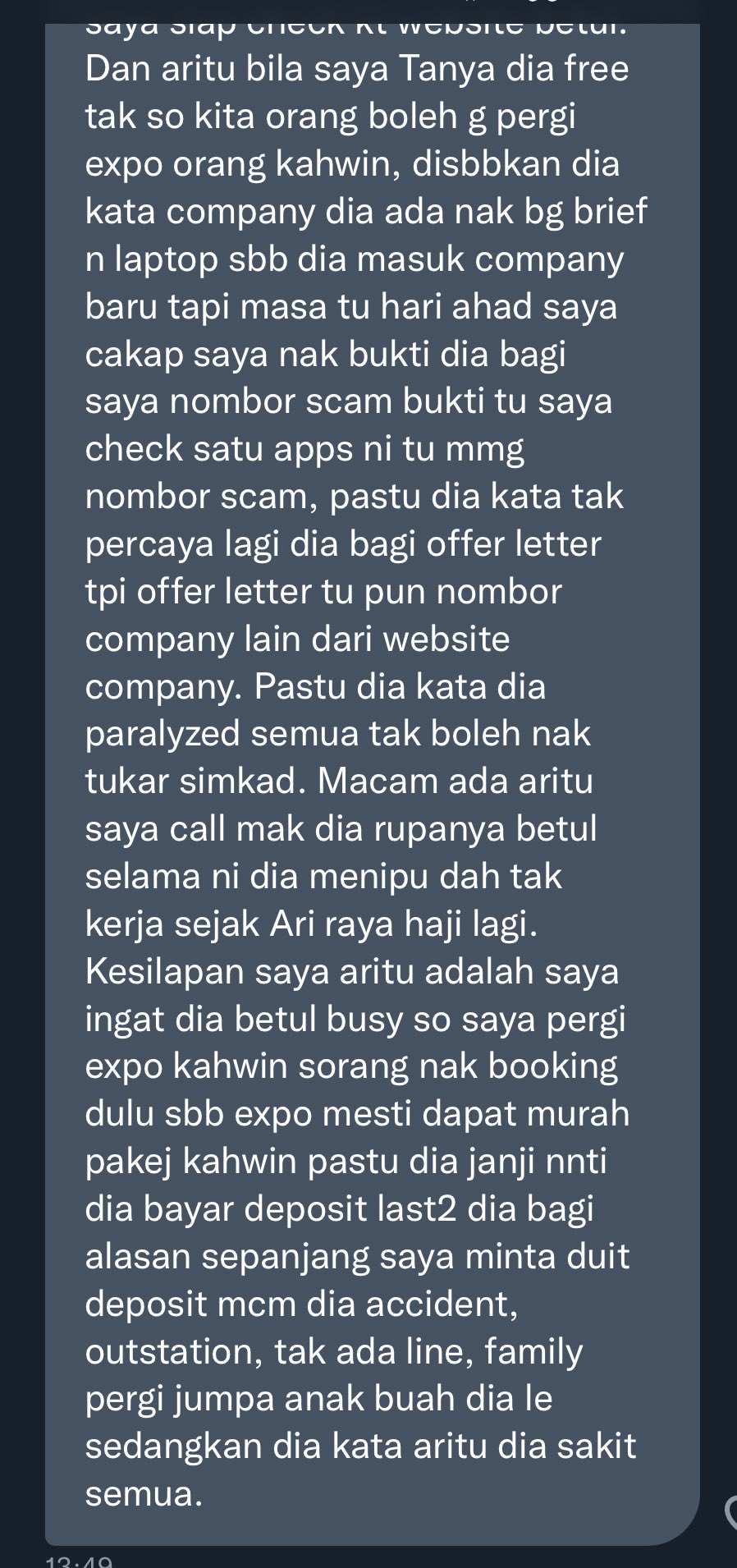 订婚后才知男友是恐怖情人 伪造驾照、车祸还谎称患癌 