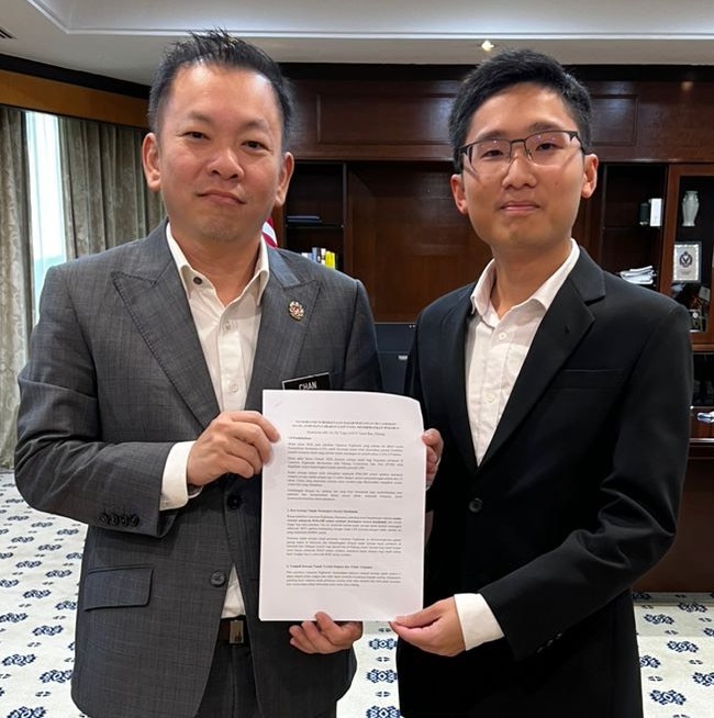 霹:彭希盟议员拜访农业副部长 何子扬吁关注金马仑农业困境