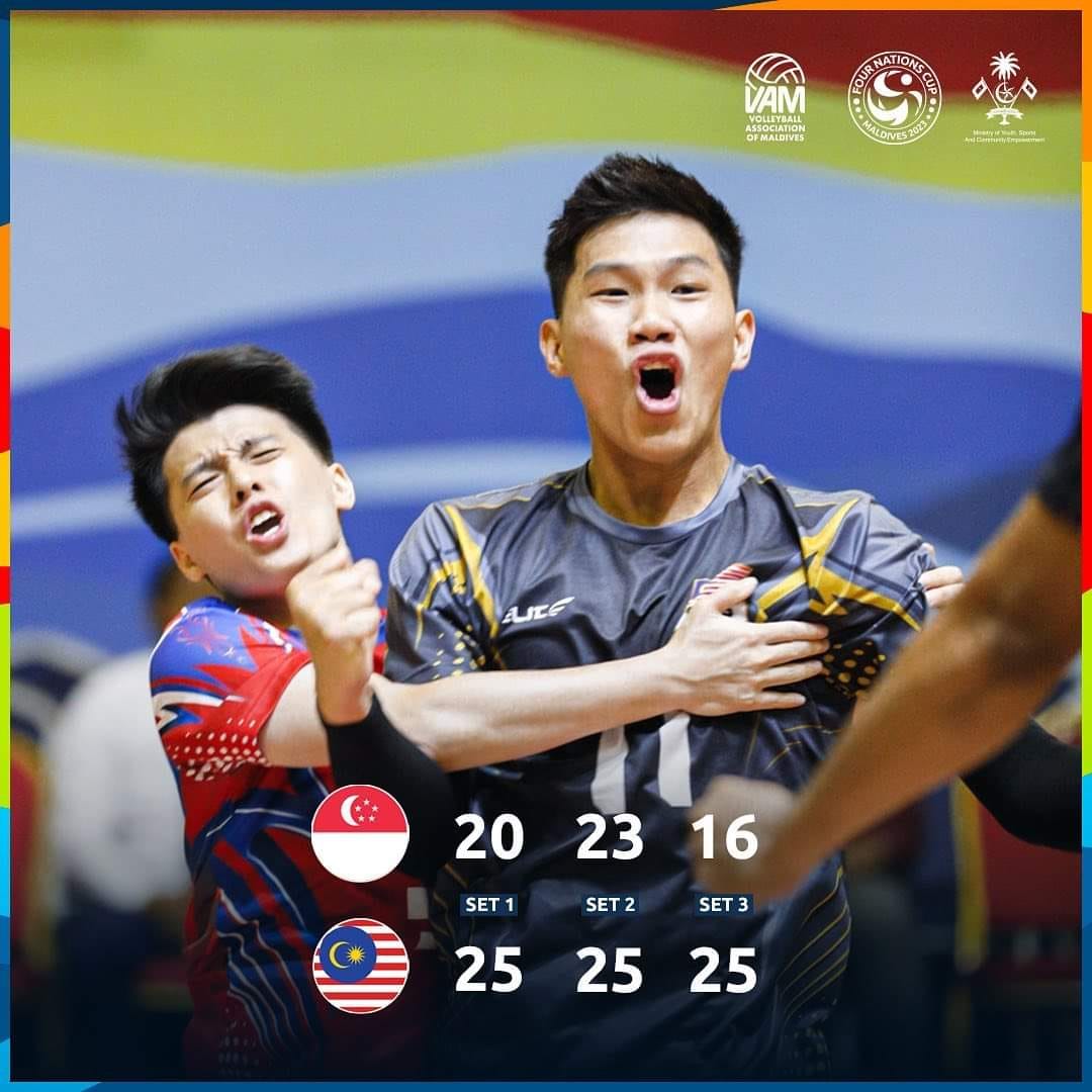 马尔代夫四国排球邀请赛|男队夺冠女队季军  大马凯旋而归