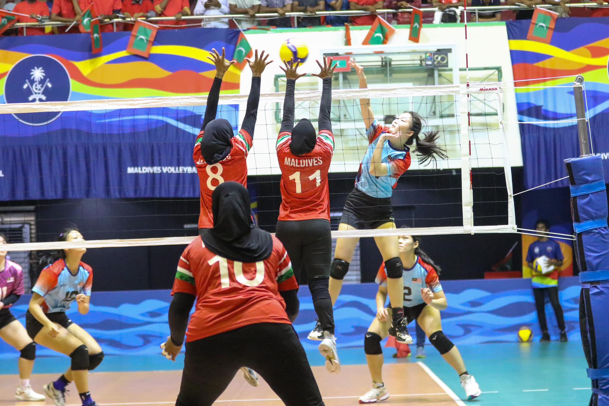 马尔代夫四国排球邀请赛|男队夺冠女队季军  大马凯旋而归