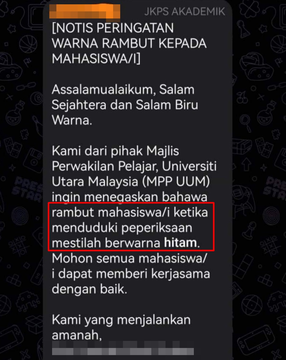 新笃北方大学校方衣着指南,规定考生必须要系领带、穿皮鞋、禁染发,才获准进入考场考试。