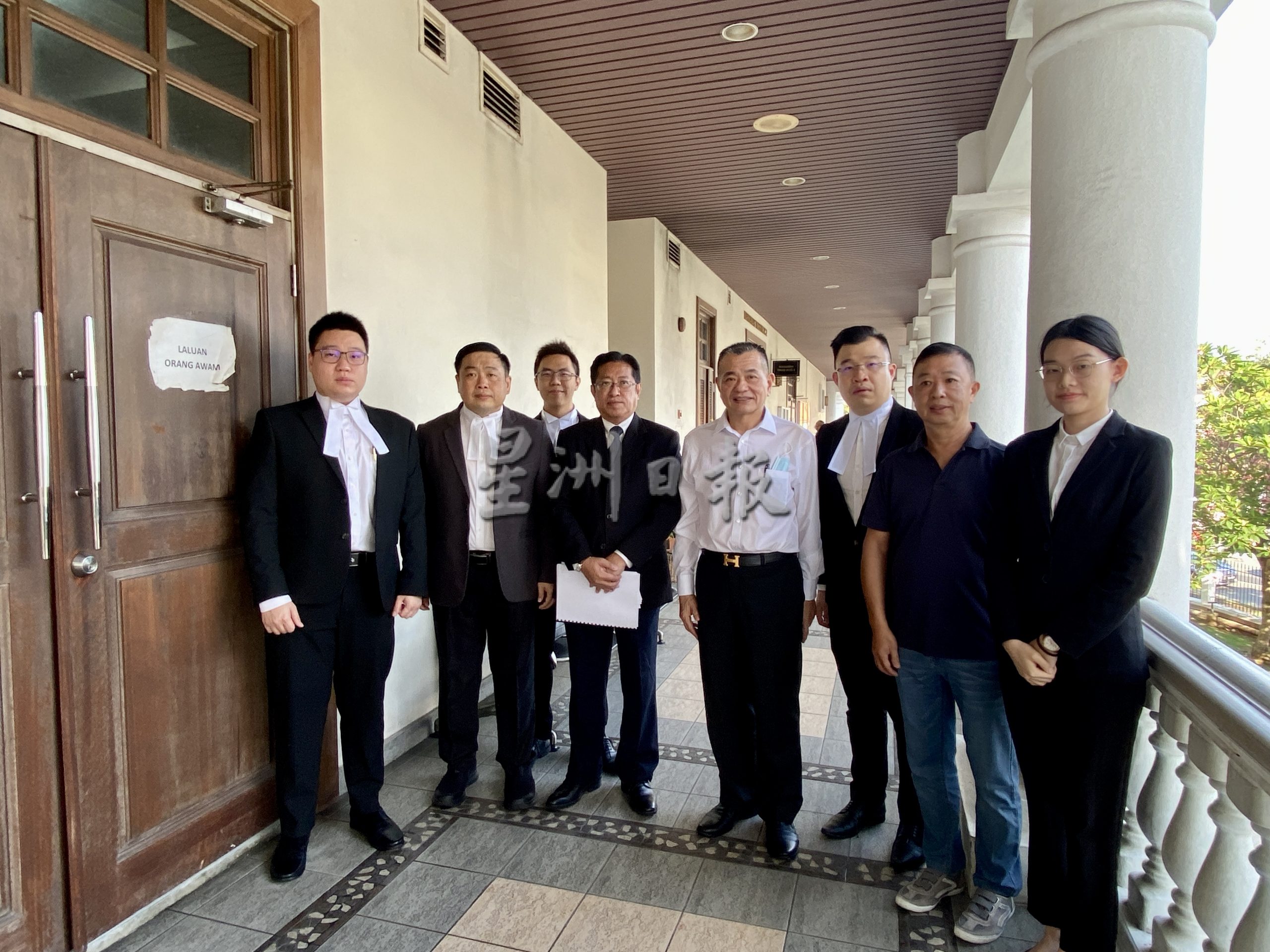 林冠英起诉陈德钦《星报》第二天