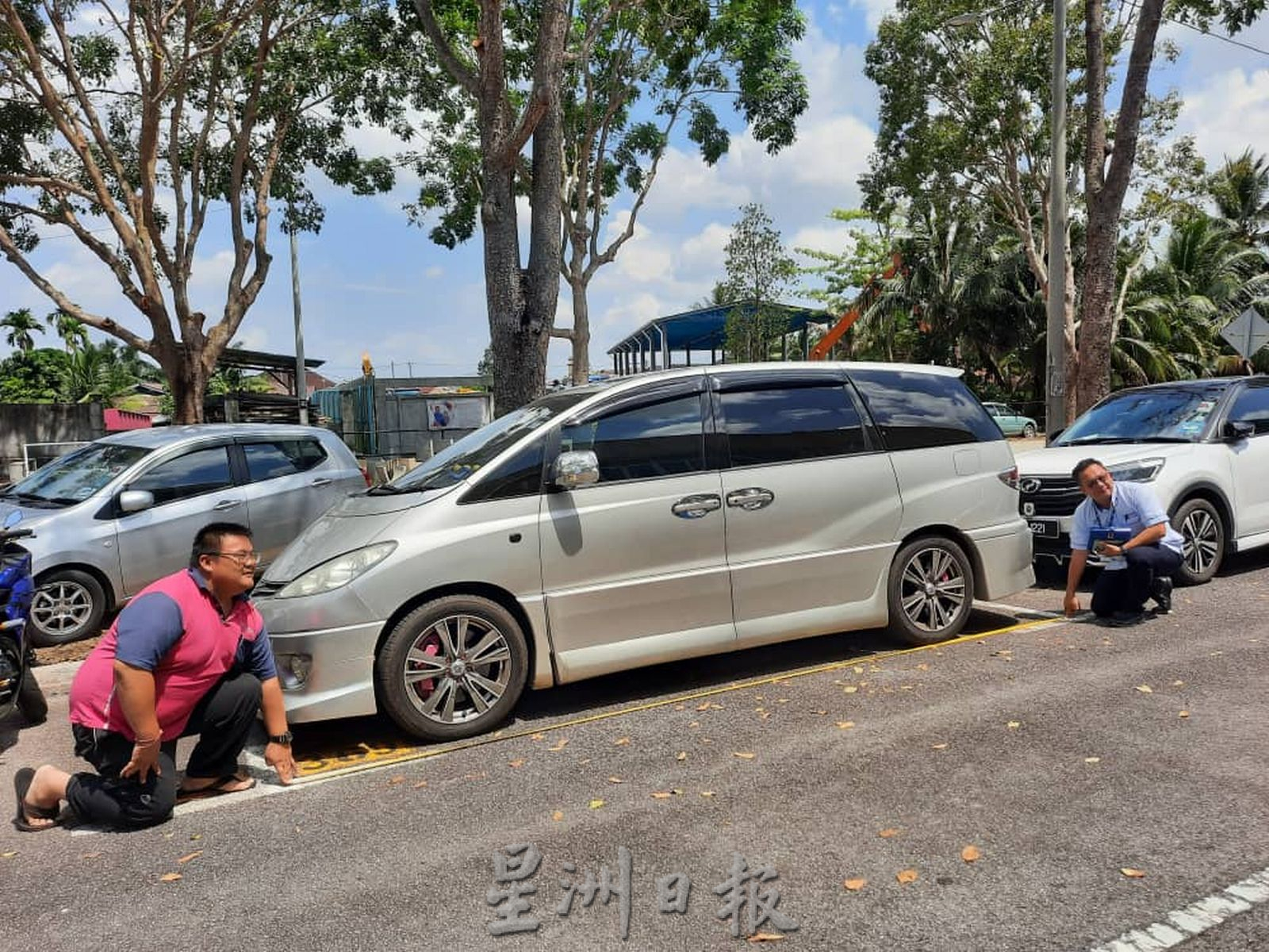 （古城第二版主文）武吉卑亚都珍珠园停车格画小了3尺！