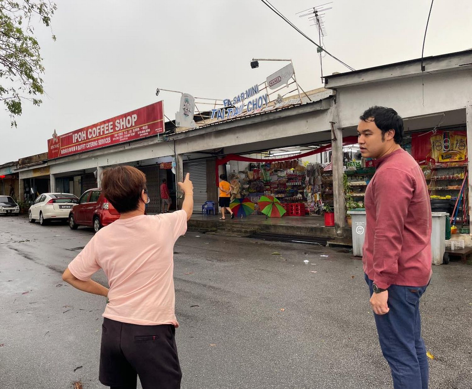 （古城第二版主文）爱极乐高原昨午风灾，13间民宅及1商店招牌被摧毁