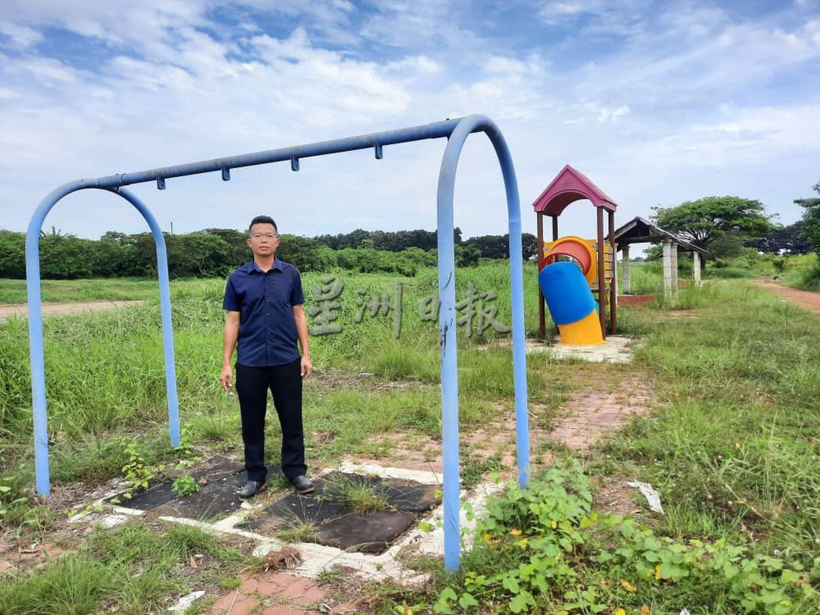 (古城第二版主文)荒废儿童游乐场,沦为毒虫吸毒酗酒之地