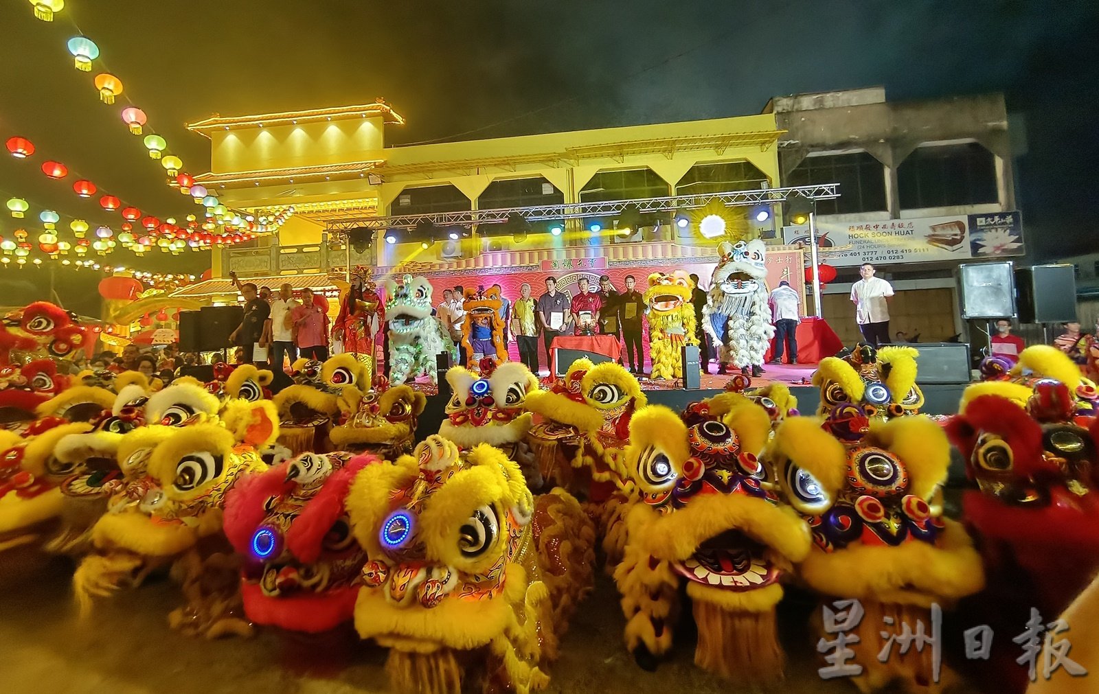 (大北马)亚罗士打斗母宫首次在农历新年期间举办新春活动,首日晚上吸引逾5000人次到来“闹爆元宵”!