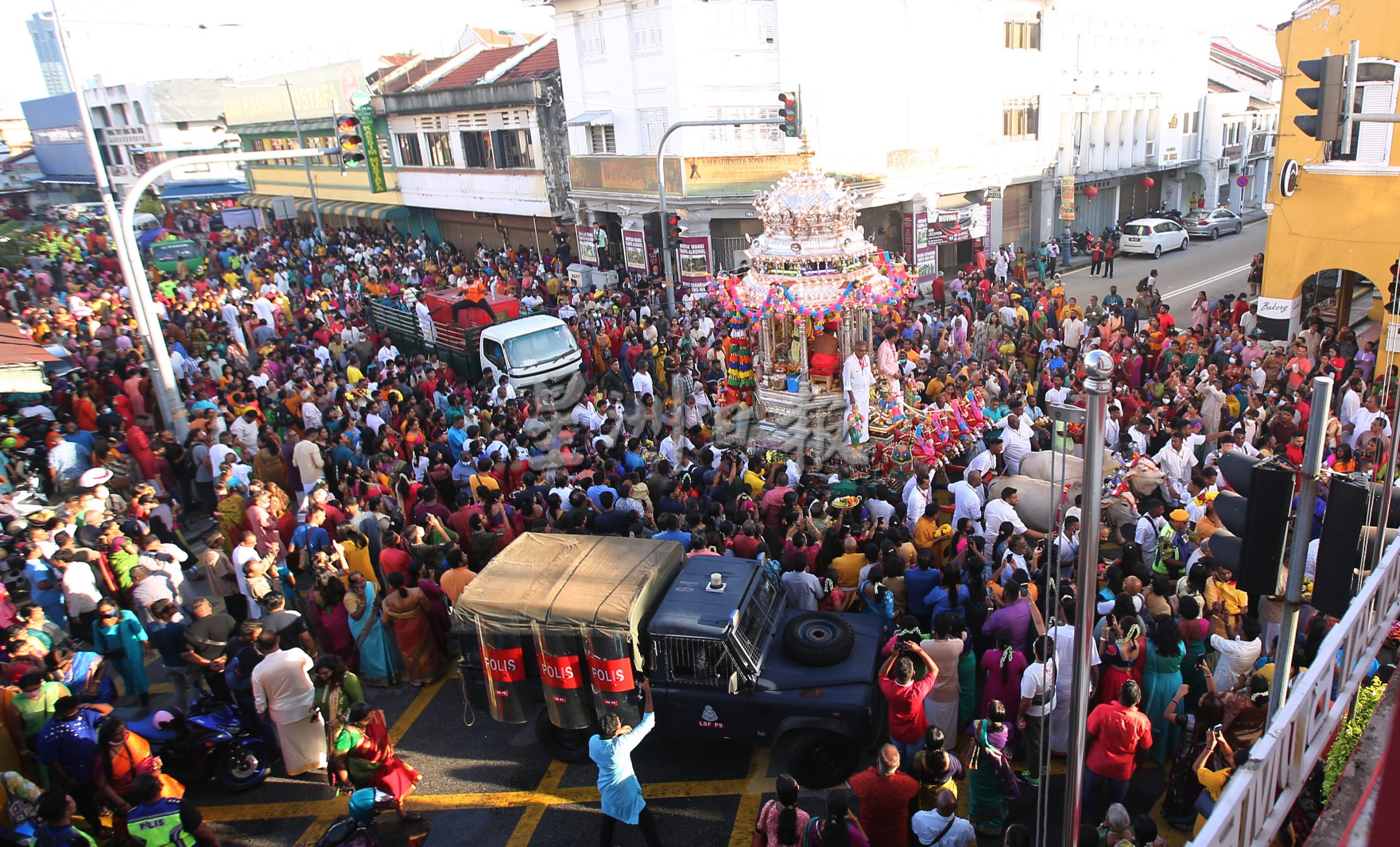 （大北马）冠病后疫情时代全面开放，大宝森节神辇游行万人空巷