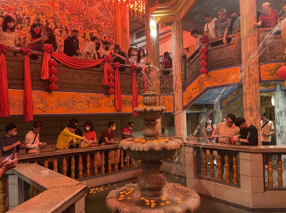 (大北马)北海斗母宫元宵共庆会,大雨浇不熄民众热情