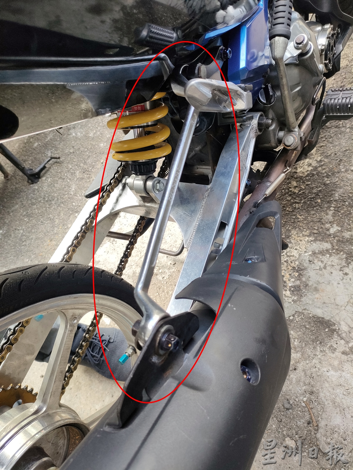 (大北马)摩托车非法改装 刹车器也拆下 26摩托车遭下令改回原装