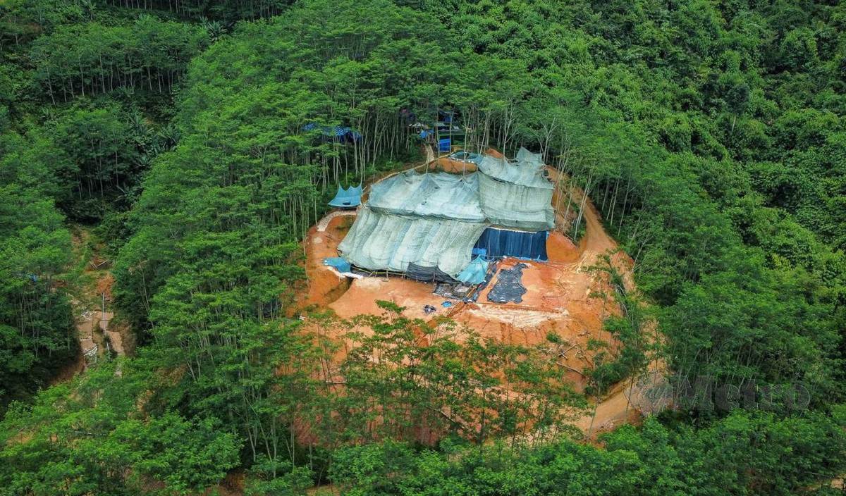 (大北马)锡县非法开采稀土 落网外劳拥有技能和经验被引进森林非法工作