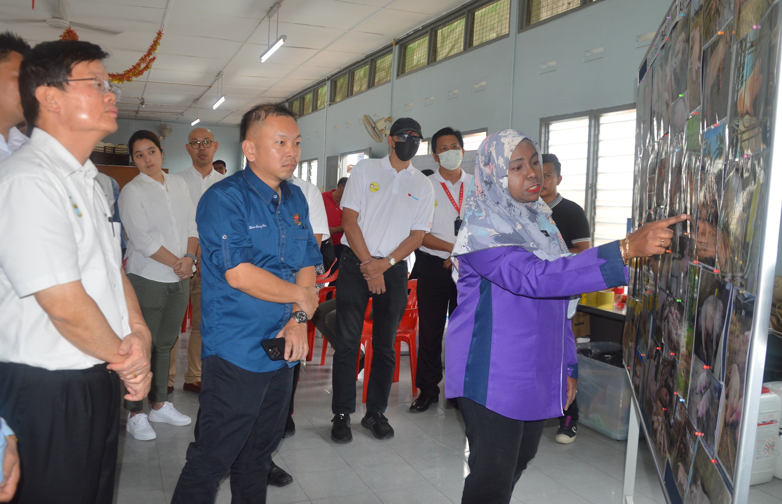 (大北马)陈泓缣巡视槟州非洲猪瘟