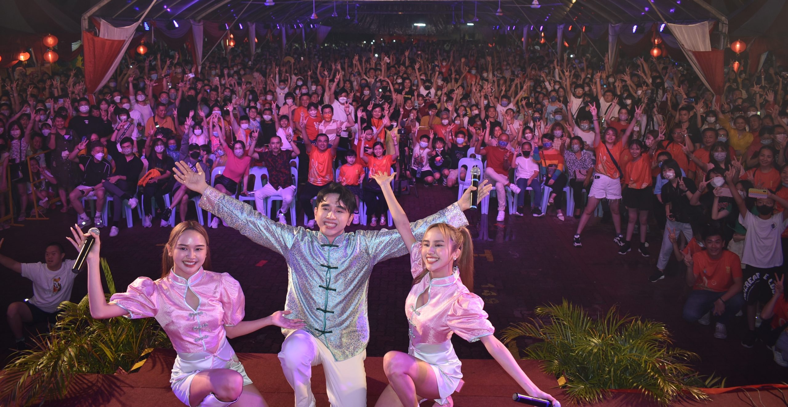 (大北马)Kuan's Family昨晚压轴登场北海新春庙会