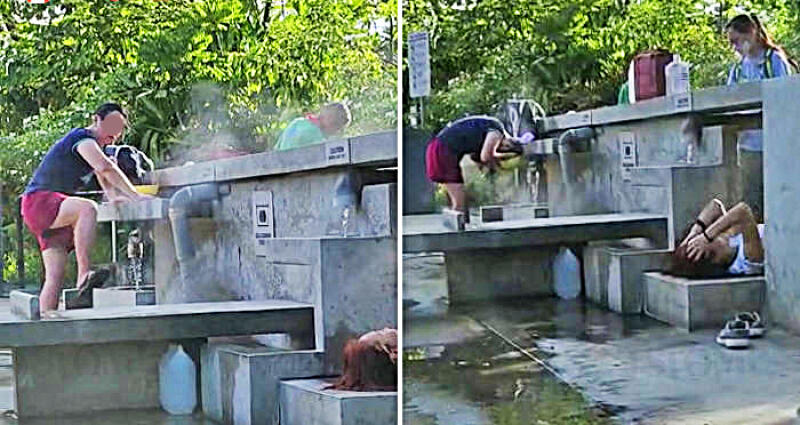 (已签发)柔:狮城二三事:三巴旺温泉公园 阿嫂温泉煮蛋区洗头泡桑拿被批不卫生