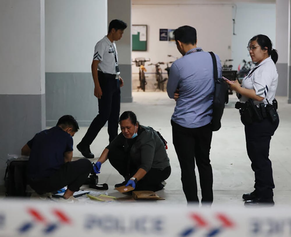 (已签发)柔:狮城二三事:不满姐被欺负?男与姐夫爆冲突 用酒瓶互砸头 双双送院被捕