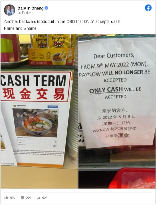 (已签发)柔:狮城二三事:呼吁杯葛仅收现金小贩 狮城前官委议员郑恩里又惹议