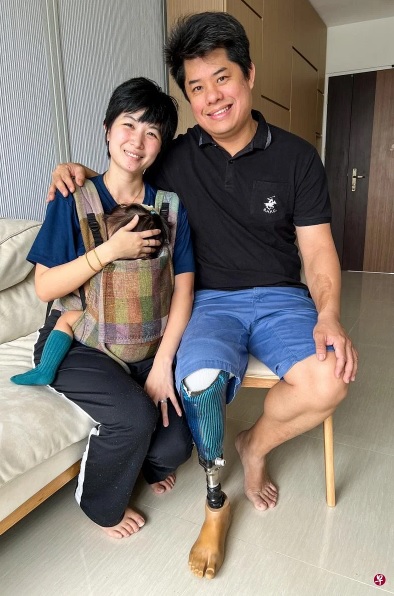 （已签发）柔：狮城二三事：患哮喘腿截肢 狮城前残运飞人邻居火场救人