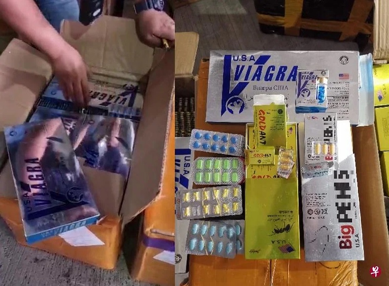 （已签发）柔：狮城二三事：狮城移民与关卡局5周内 起获近4万件非法春药