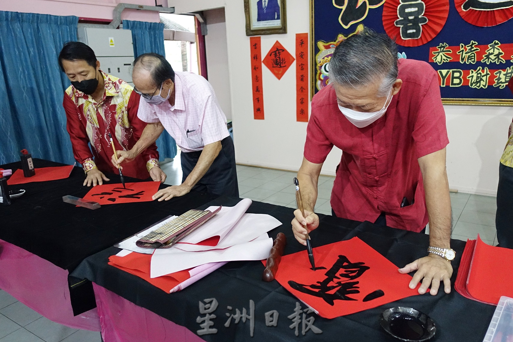 NS芙蓉/万茂新村华小新春庆典,谢琪清赞全校师生把戴口罩当成一种习惯