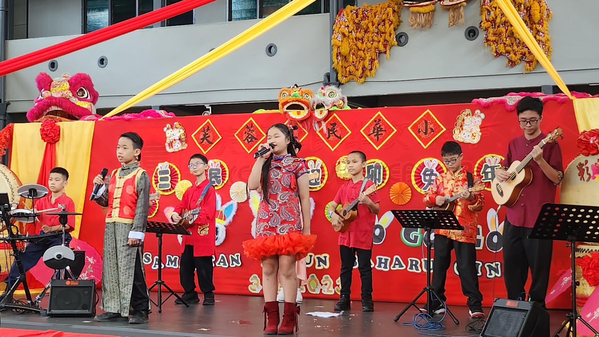 NS芙蓉/三民华小新春活动邀各源流学校参与,互相交流,谢琪清盼其他学校向颜淑霞看齐