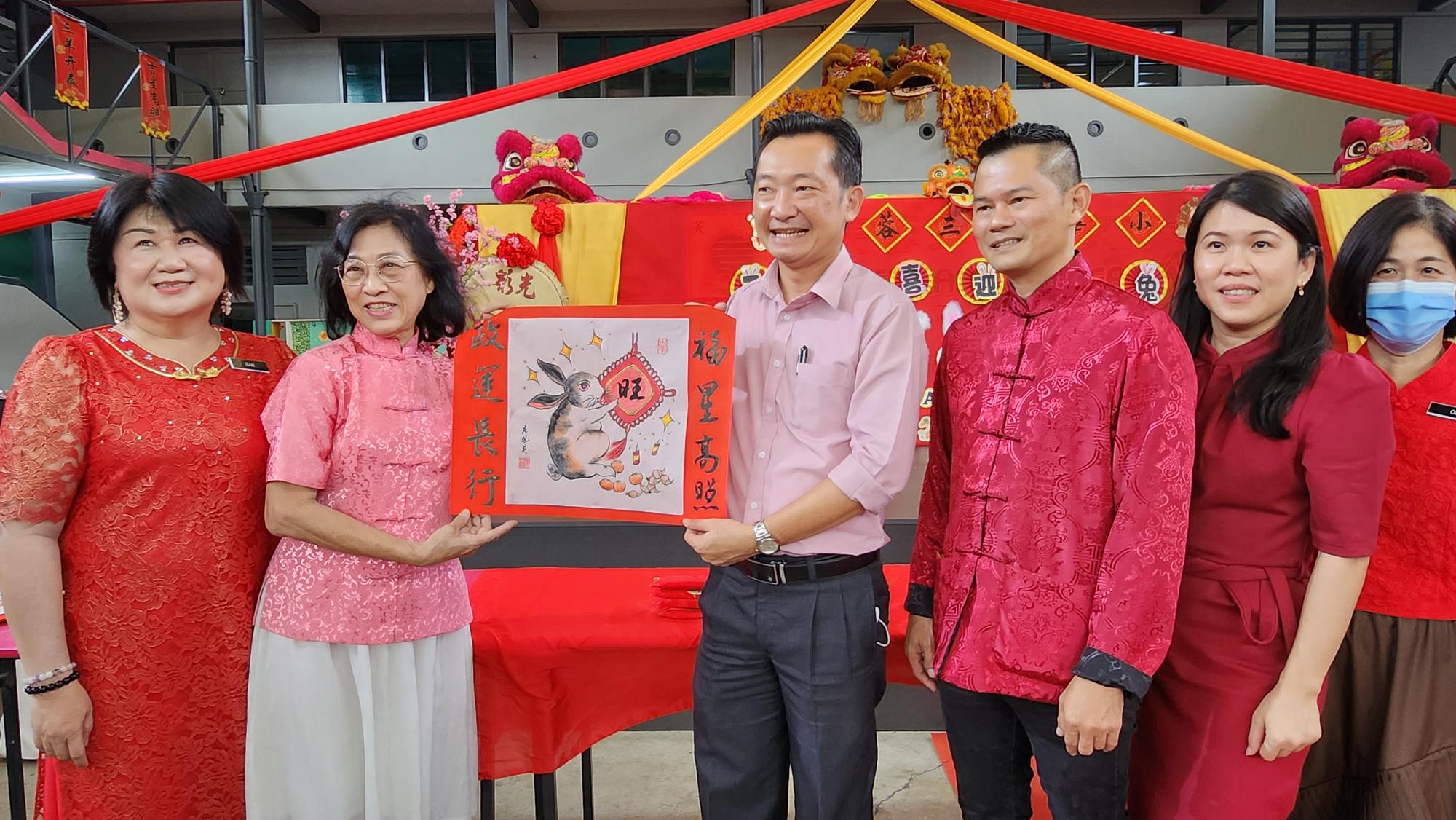 NS芙蓉/三民华小新春活动邀各源流学校参与,互相交流,谢琪清盼其他学校向颜淑霞看齐