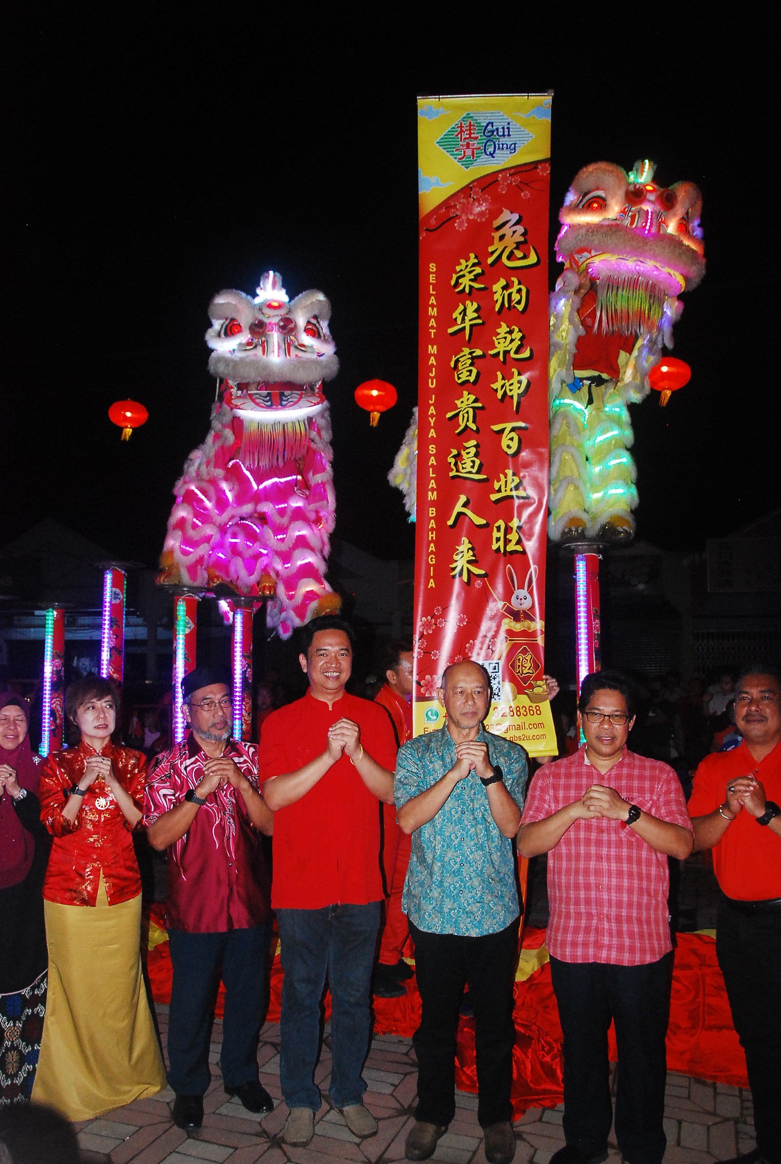 NS马口：约千名马口人出席马口区新春大团拜，感慨生活终于恢复正常