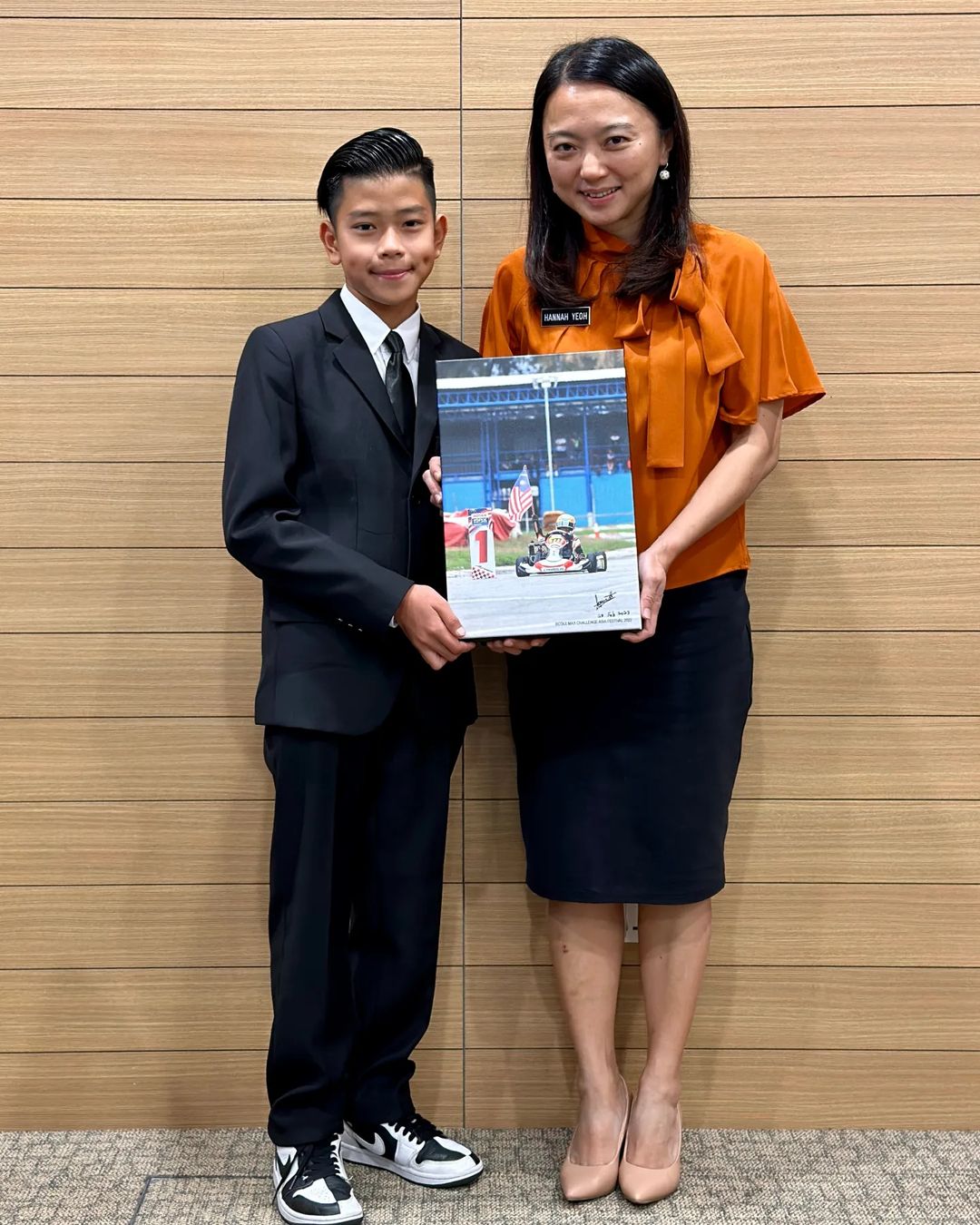 12岁卡丁车手获前F1世冠青睐 杨巧双盼助大马新星奔向世界