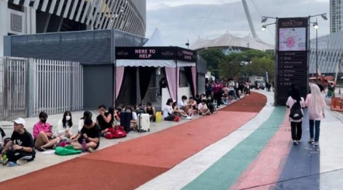 BlackPink大马演唱会 歌迷早上10时就排队