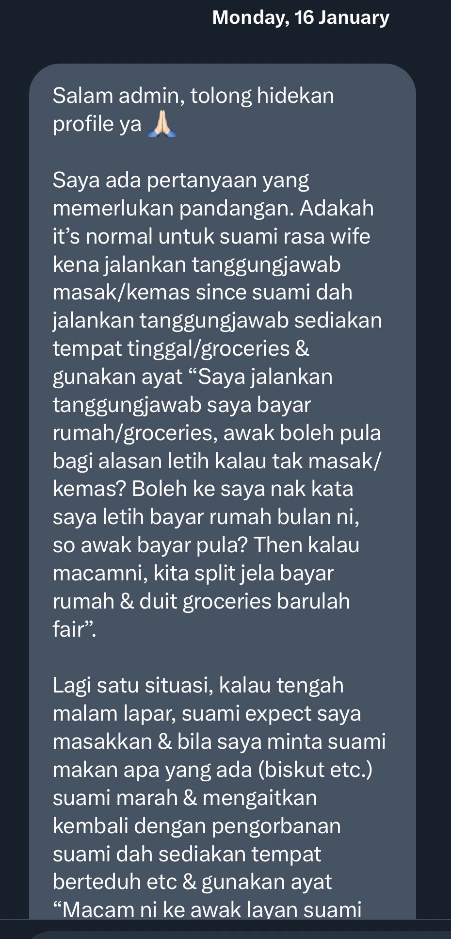 “我还房贷 你做家务煮饭” 丈夫分工太明确 人妻直呼“压力大”