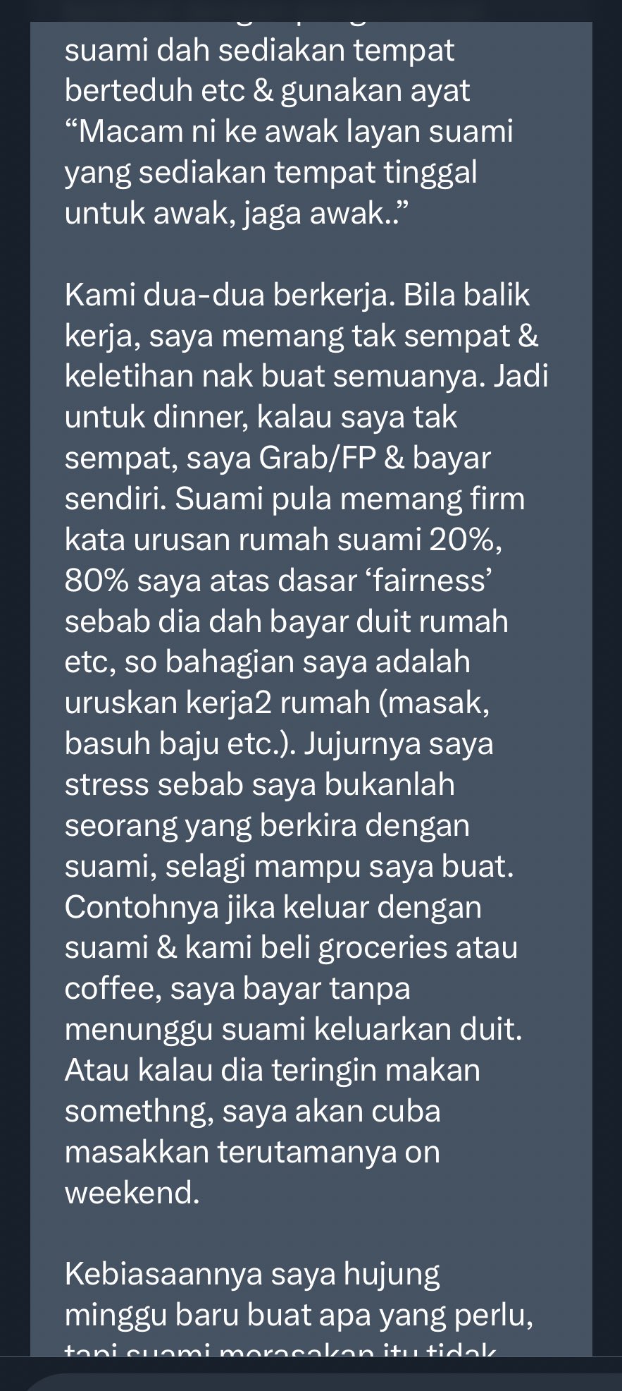 “我还房贷 你做家务煮饭” 丈夫分工太明确 人妻直呼“压力大”