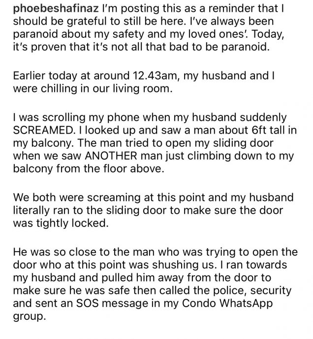 “有两个男人爬进我在12楼的公寓阳台”·女子推文申诉引万人疯传