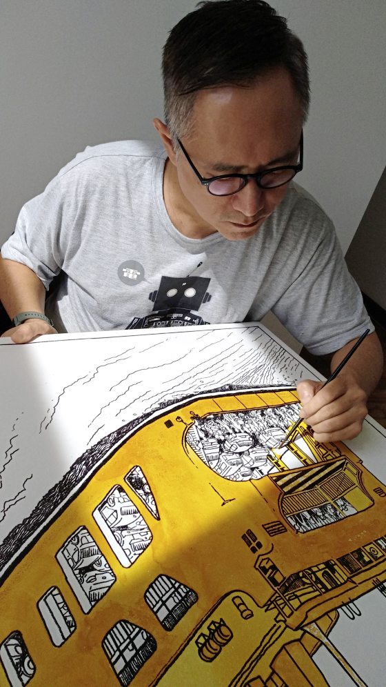 【渡轮复来/03】漫画家甘承耀|以纪实漫画,记载消失的风景