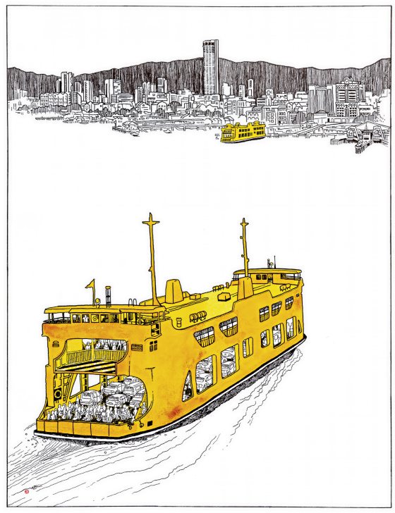 【渡轮复来/03】漫画家甘承耀|以纪实漫画,记载消失的风景