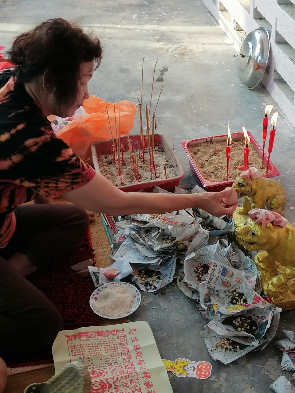 东:文积观音圣堂惊蛰人打小人