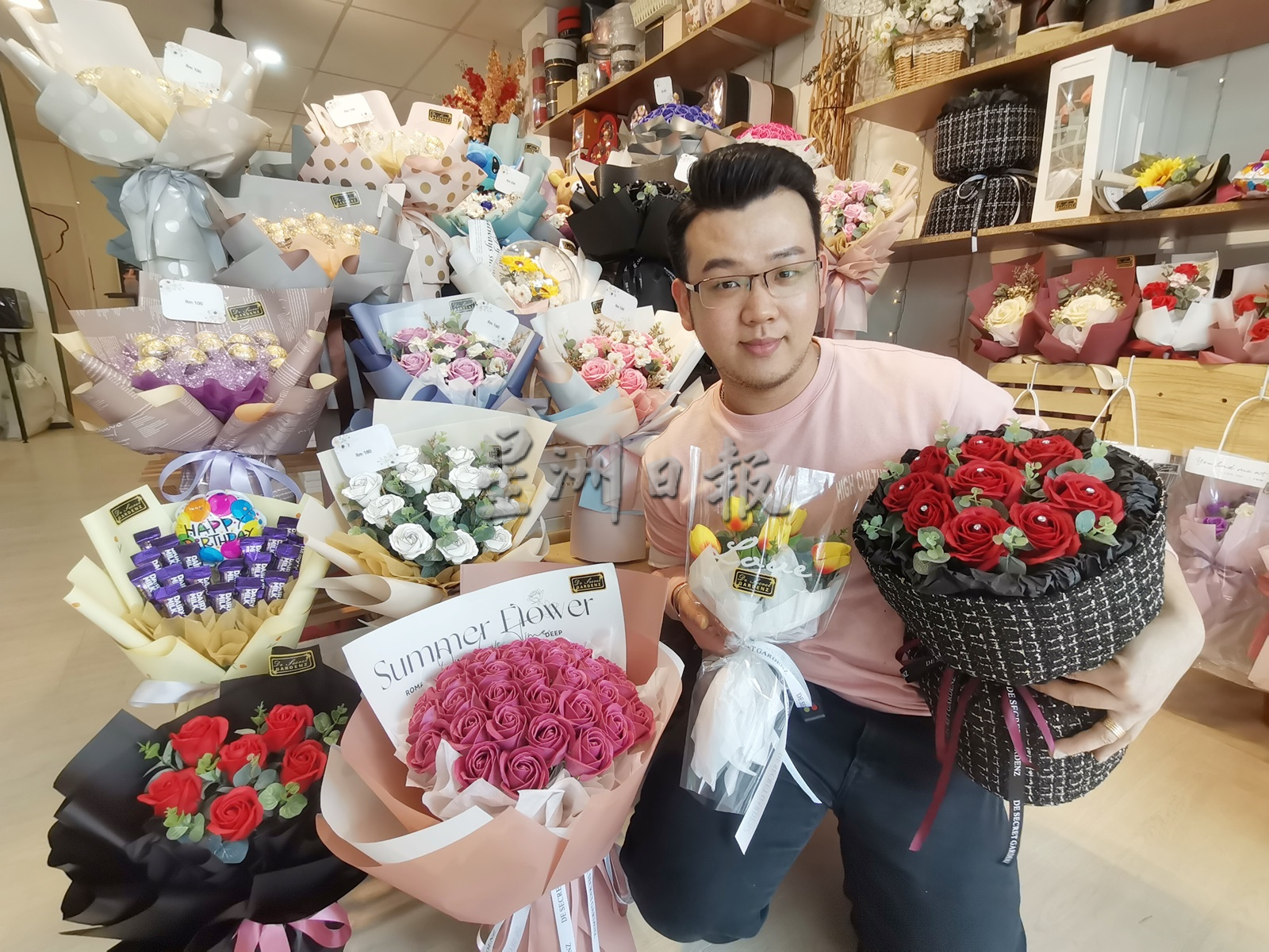 妇女节花卉市场