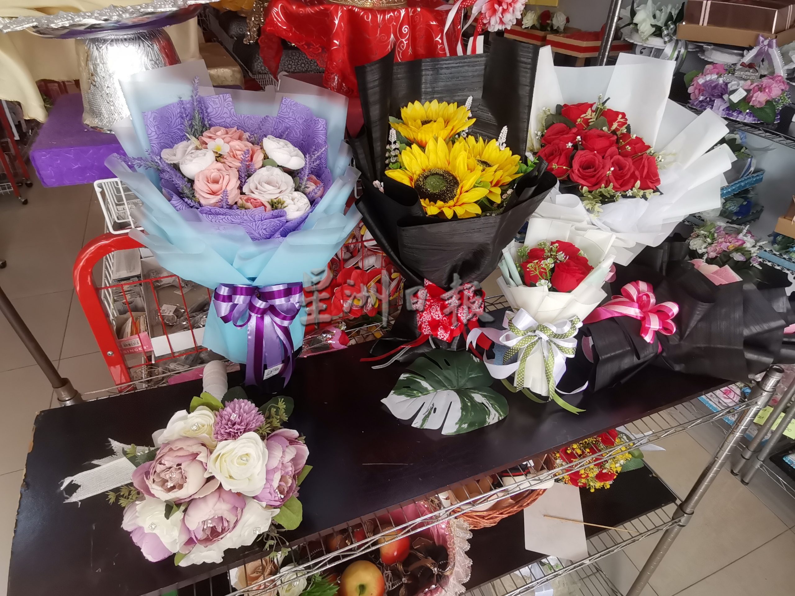 妇女节花卉市场