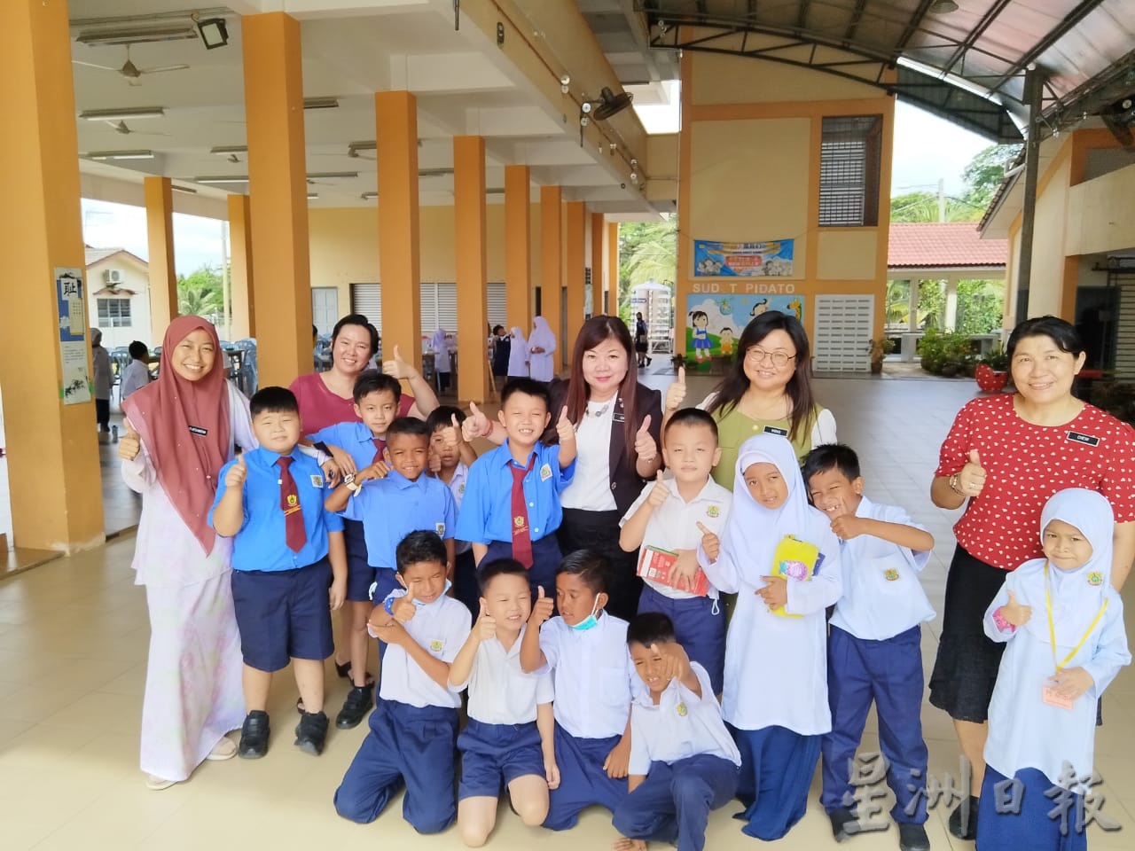 东:新学年开课 淡属华小开学周进行娱乐性教学 学生开心上学