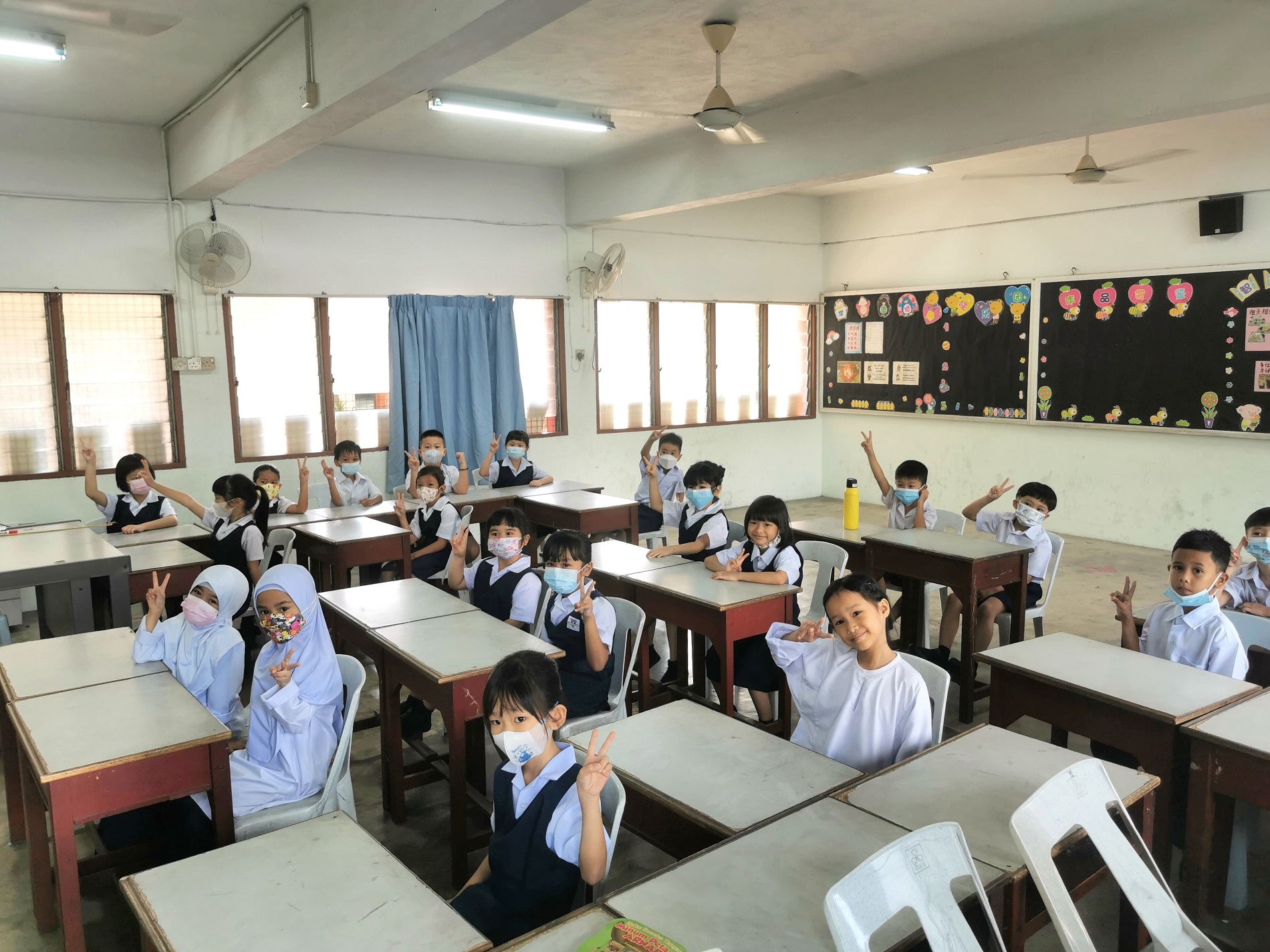 东:新学年开课在即,淡马鲁启智华小迎来81名新生就读。