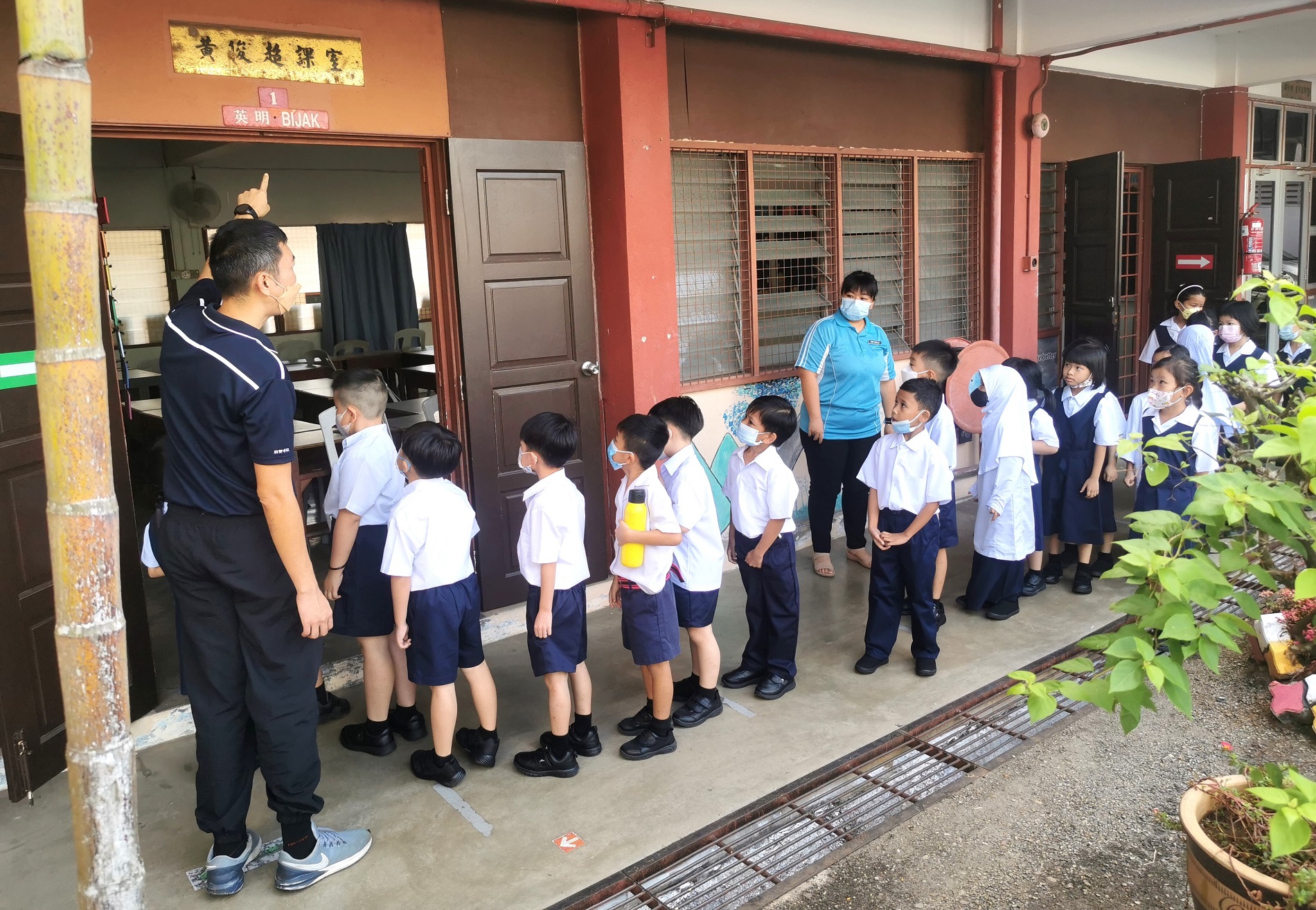 东:新学年开课在即,淡马鲁启智华小迎来81名新生就读。