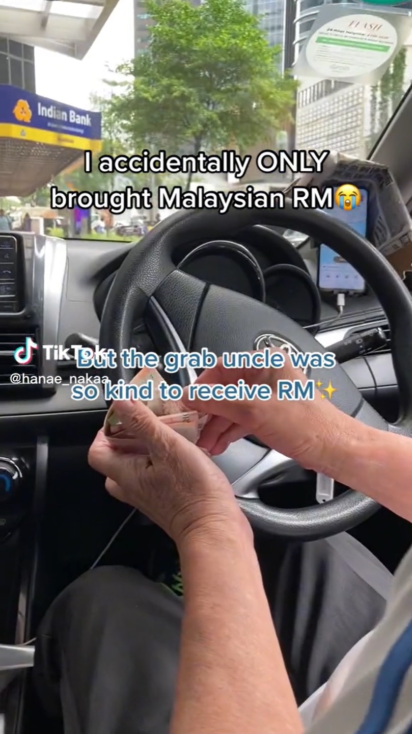 乘客身上没新币愿收马币·网民赞:很少有善良司机了