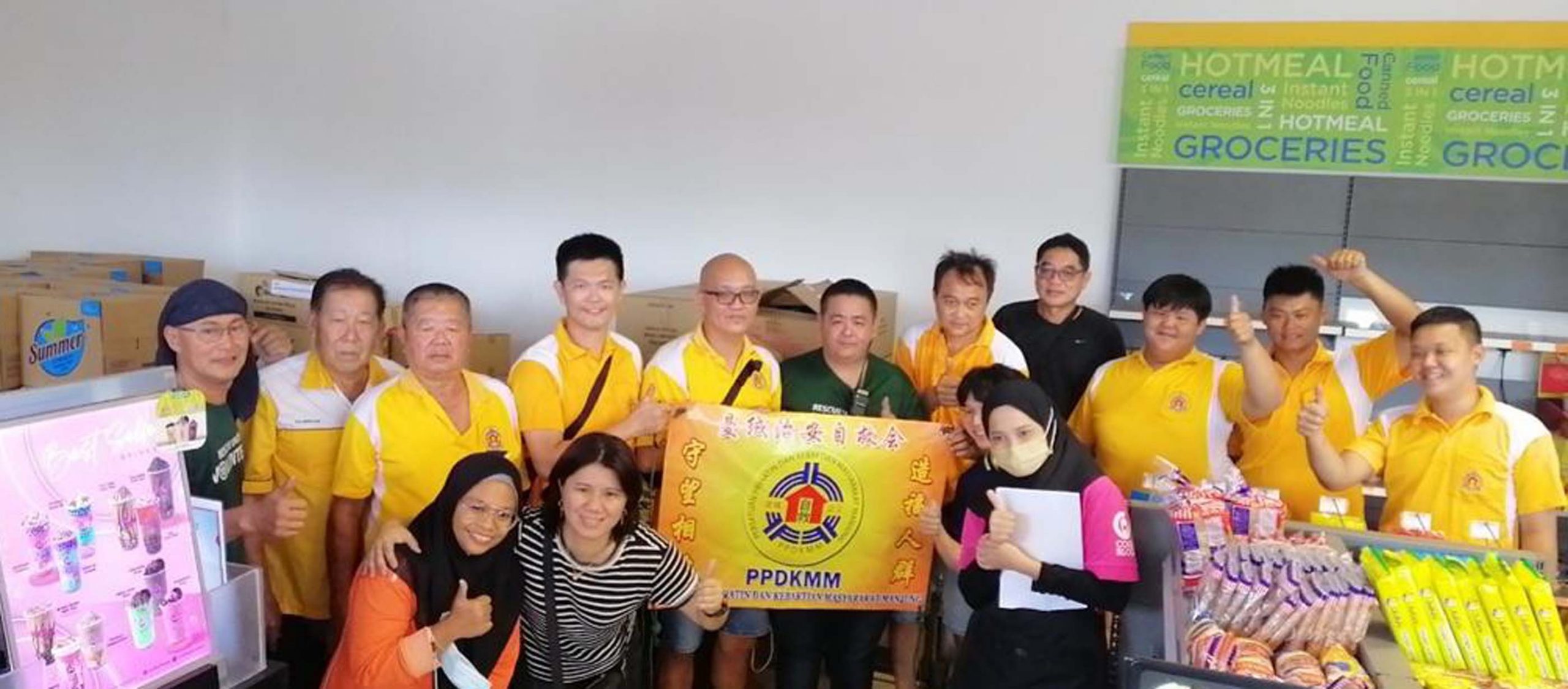 自救会一天时间组车队,远赴南马救灾