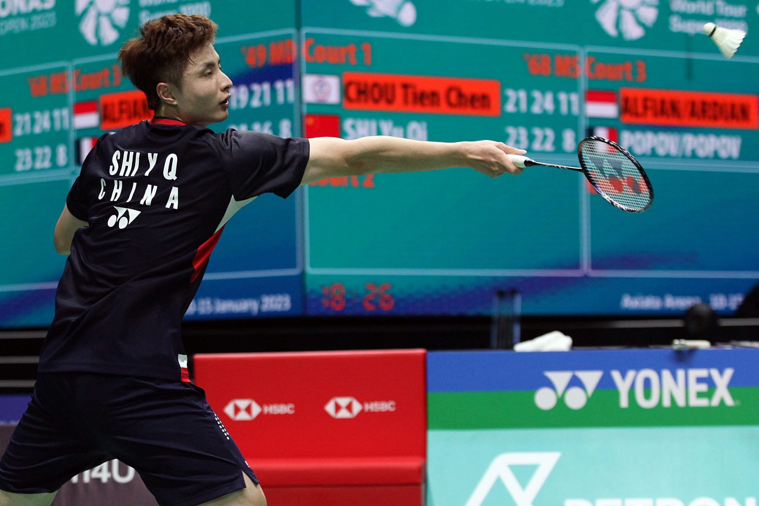 全英羽球超级1000赛 中国3男单闯8强