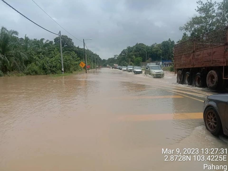 彭亨州水灾灾情