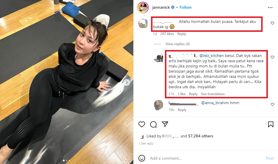 再有马来女艺人被骂!穿长袖运动衣被批评姿势不妥