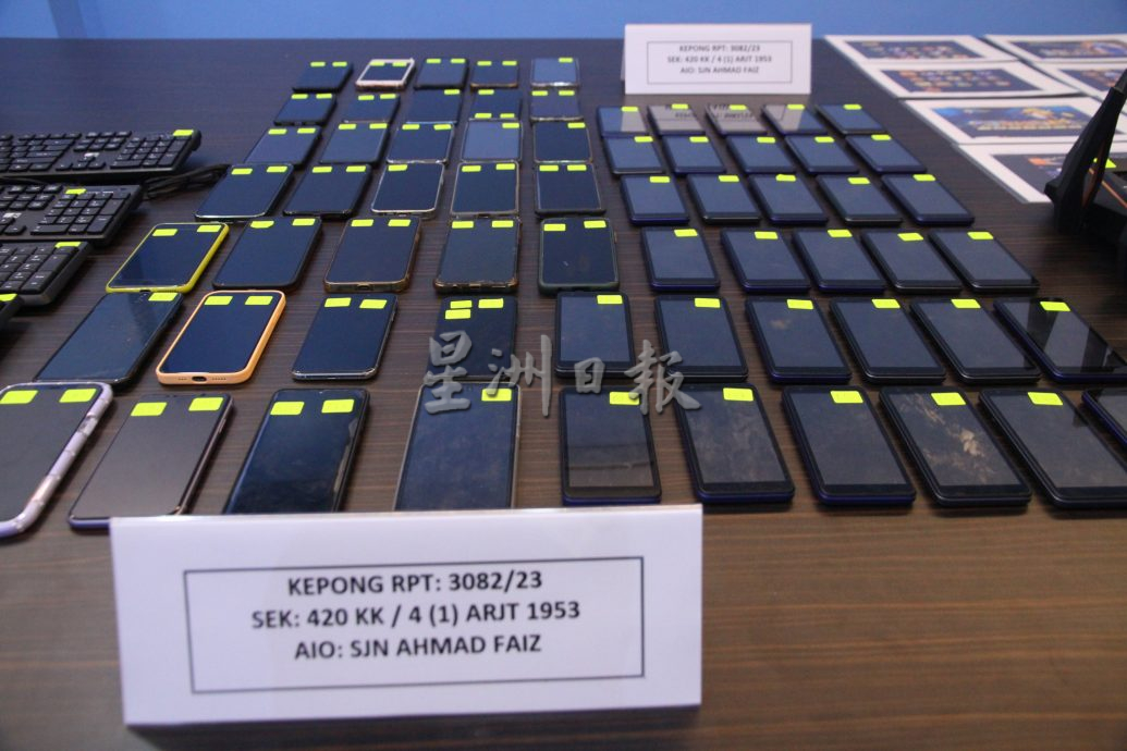 冼都警方突击甲洞公寓 抓获21名涉赌人员