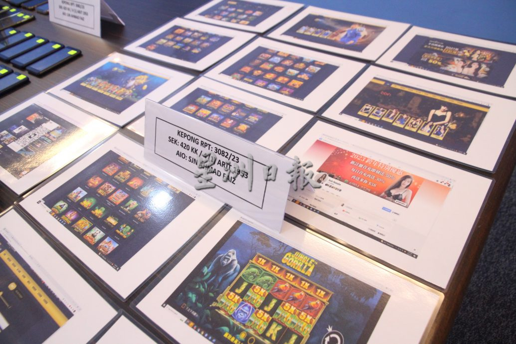 冼都警方突击甲洞公寓 抓获21名涉赌人员