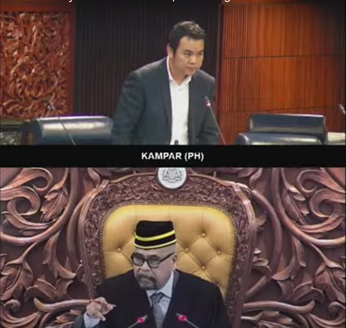 因为这道问题 张哲敏被议长警告“勿起身三次”