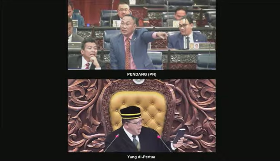 本次会议首位被驱逐的国会议员- PENDANG MP被驱赶2天